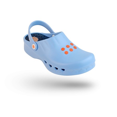 1 - Wock NUBE Zoccoli Sanitari Professionali Ultra Leggere Azzurro --