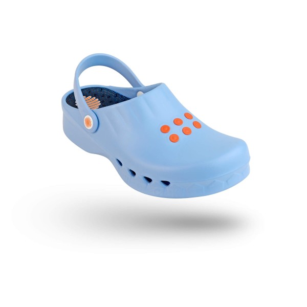 Prime Wock NUBE Azzurro Zoccoli Sanitari Professionali Ultra Leggere