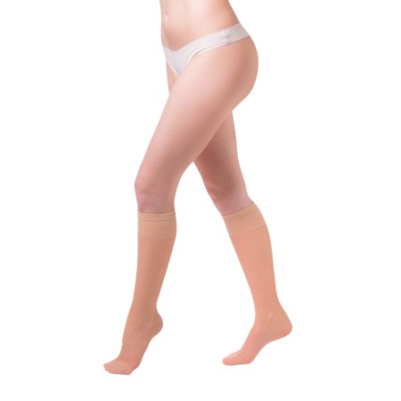 2 - Sanagens Gambaletti Mollet Calze a compressione graduata 140 DEN NATURE 18/22 mmHg