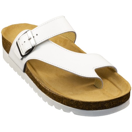 1 - Sanagens Masai 72 BIANCO infradito  Made in Italy -