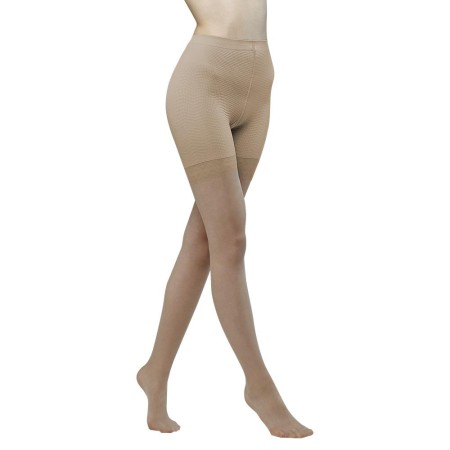 1 - Solidea Collant 30 den colore CAMEL maglia liscia Magic 30 sheer Calze a compressione graduata 8/11 mmHg Art. 012730