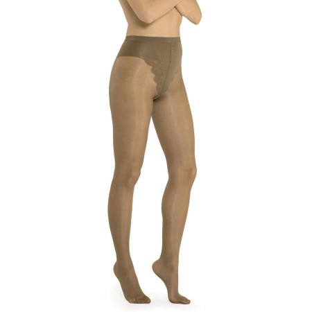 1 - Solidea Collant 30 den CAMEL a maglia liscia NAOMI Calze a compressione graduata 8/11 mmHg Art. 013130