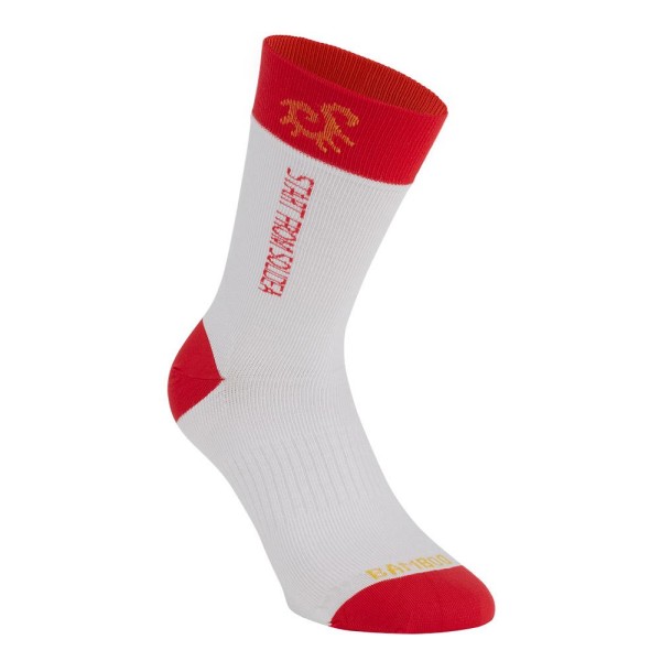 Solidea Calzini BIANCO unisex SOCKSFORYOU MERINO BAMBOO FLY HAPPY RED Calze a compressione graduata 18/24 mmHg Art. 0598A4