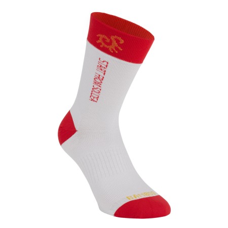2 - Solidea Calzini BIANCO unisex SOCKSFORYOU MERINO BAMBOO FLY HAPPY RED Calze a compressione graduata 18/24 mmHg Art. 0598A4