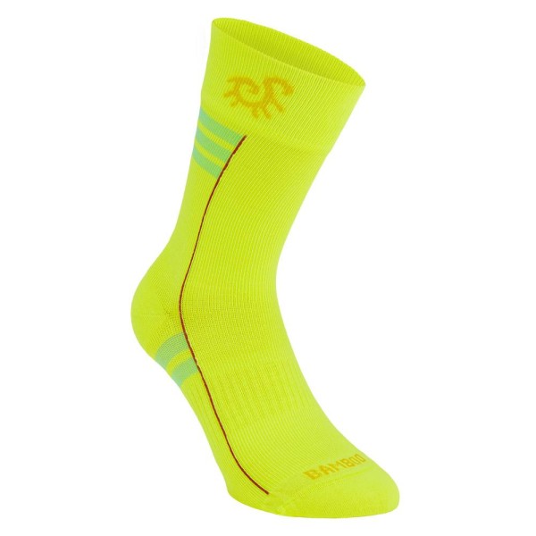 Solidea Calzini GIALLO FLUO unisex SOCKSFORYOU MERINO BAMBOO FLY PERFORMANCE Calze a compressione graduata 18/24 mmHg Art. 0600A