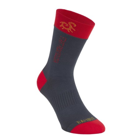 1 - Solidea Calzini GRIGIO unisex SOCKSFORYOU MERINO BAMBOO FLY HAPPY RED Calze a compressione graduata 18/24 mmHg Art. 0598A4