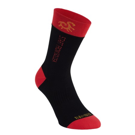 2 - Solidea Calzini NERO unisex SOCKSFORYOU MERINO BAMBOO FLY HAPPY RED Calze a compressione graduata 18/24 mmHg Art. 0598A4