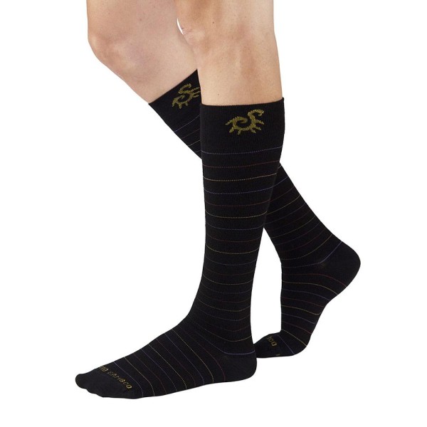 Solidea Gambaletti NERO SOCKSFORYOU MERINO BAMBOO FUNNY Calze a compressione graduata 18/24 mmHg Art. 0593A4