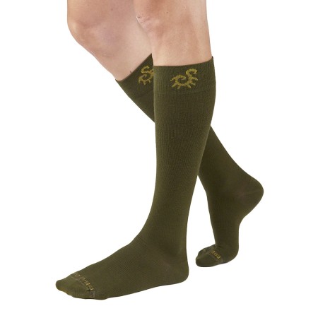 2 - Solidea Gambaletti OLIVE SOCKSFORYOU MERINO BAMBOO CLASSIC Calze a compressione graduata 18/24 mmHg Art. 0592A4