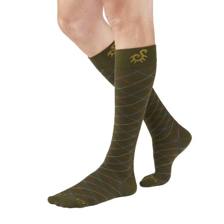 1 - Solidea Gambaletti OLIVE SOCKSFORYOU MERINO BAMBOO RUMBA Calze a compressione graduata 18/24 mmHg Art. 0594A4