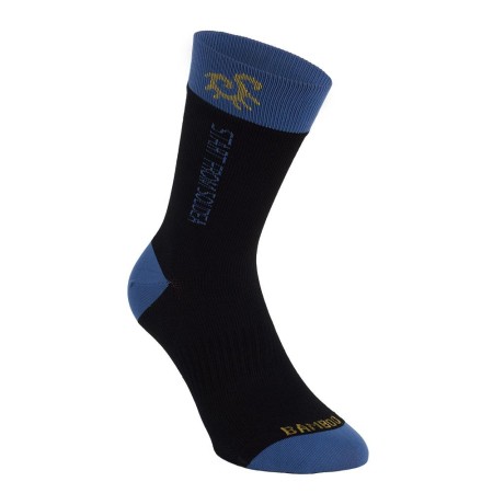 1 - Solidea Calzini NERO unisex SOCKSFORYOU MERINO BAMBOO FLY HAPPY BLUE Calze a compressione graduata 18/24 mmHg Art. 0599A4