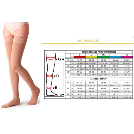 2 - Solidea Autoreggenti NERI Micromassage Comfort 15/21 mmHg Art. 0563A5