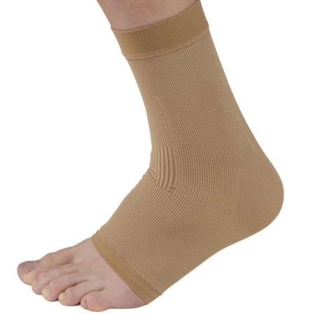 1 - Solidea Cavigliera CARAMEL Silver Support Ankle calze a compressione graduate 23/32 mmHg Art. 0392B8