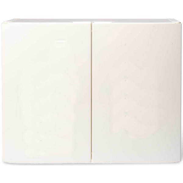 Armadietto Pronto Soccorso Vuoto 102/P in plastica, due ante, 2 ripiani interni, colore bianco 450 x 375 x 130 mm