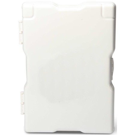 1 - Armadietto Pronto Soccorso Vuoto Colore bianco con 2 vani, 1 ripiano amovibile 370x220x140 mm