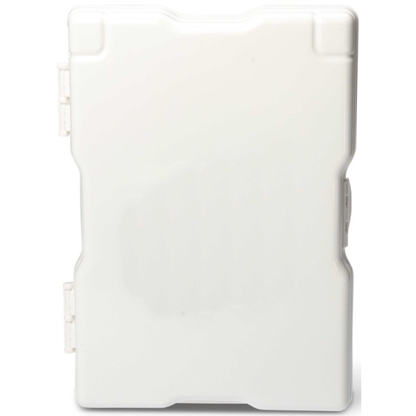 Armadietto Pronto Soccorso Vuoto Colore bianco con 2 vani, 1 ripiano amovibile 370x220x140 mm