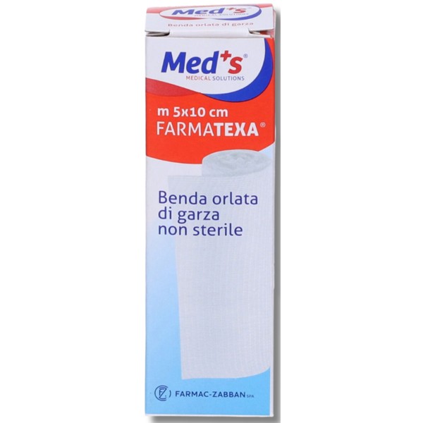 Benda di garza idrofila orlata DRESS FIX cm.10 x 5 m in astuccio da 12 PEZZI