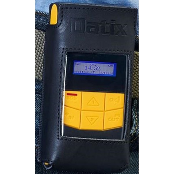 Custodia in Pelle da cintura per Dispositivi DATIX WI TRAK PRO per Oparatori Isolati