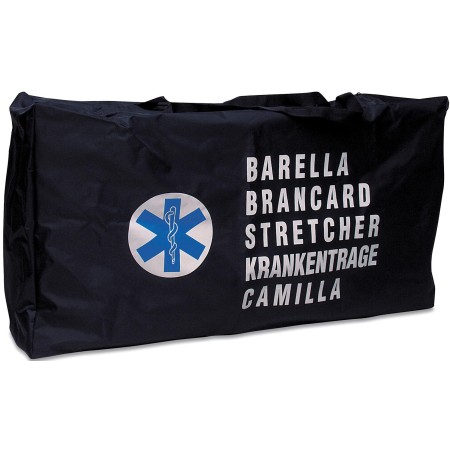 1 - Custodia morbida barelle Pronto Soccorso con cerniera di chiusura e maniglie per trasporto 96x50x17 cm