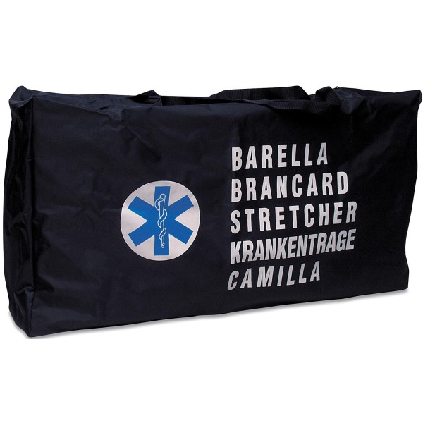 Custodia morbida barelle Pronto Soccorso con cerniera di chiusura e maniglie per trasporto 96x50x17 cm