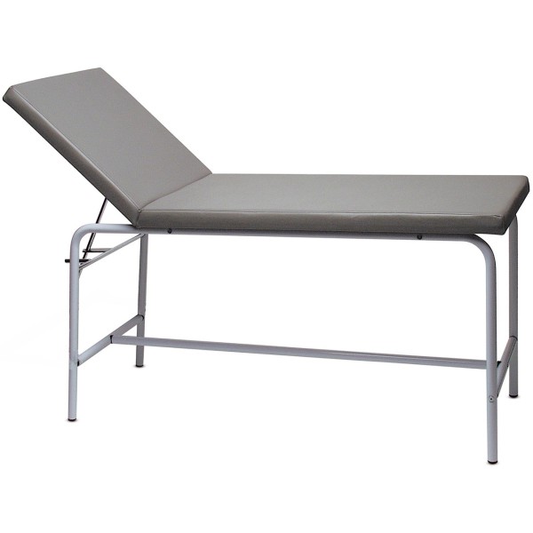 Letto da visita medica con struttura in tubo tondo,  176x60x78 cm