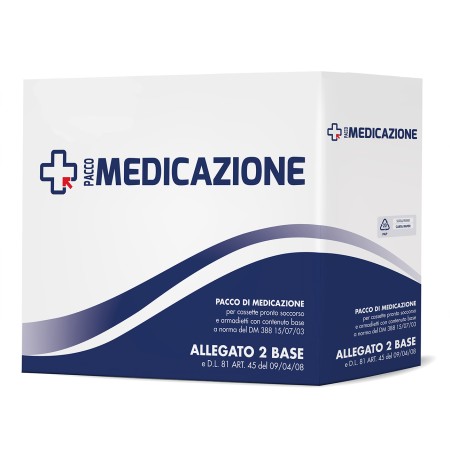 1 - Pacco di Reintegro di Pronto Soccorso Contenuto Allegato 2 base fino a  2 Lavoratori