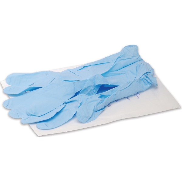Paio di guanti sterili in nitrile LATEX FREE Monouso