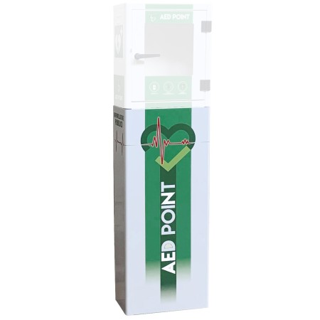 1 - Piantana di supporto a Pavimento per Defibrillatore serie DEF028