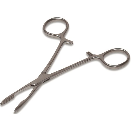 1 - Pinza emostatica Pean inox 14 cm a forma di forbice