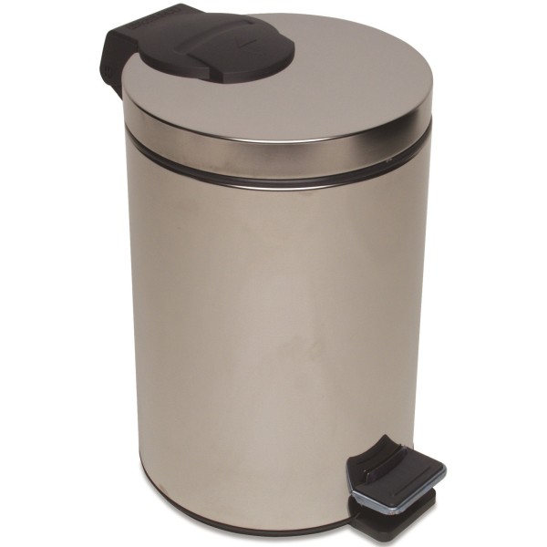 Portarifiuti a pedale in acciaio inox da 12 l Secchio interno estraibile