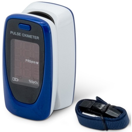 1 - Pulsossimetro per misurazione della saturazione di ossigeno 60x30,5x32,5 mm