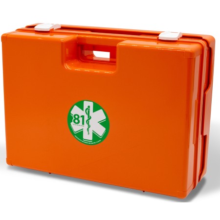 1 - Valigetta di Pronto Soccorso attacco a parete ART. 3 DPP 25 ALTO ADIGE oltre tre persone con divisori interni 443x338x147 mm