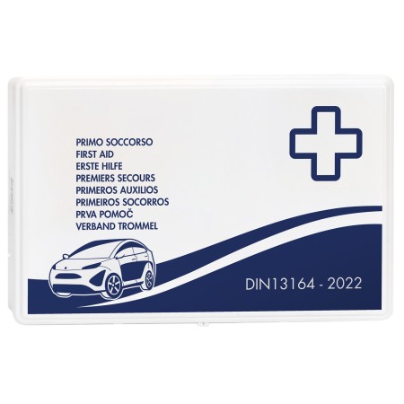 1 - Valigetta di Pronto Soccorso per auto norma DIN 13164 EUROKIT  B 2022