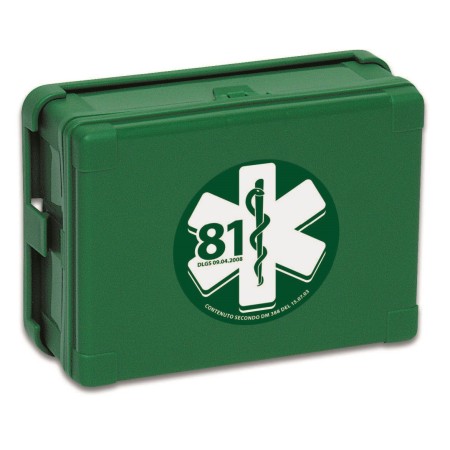 1 - Valigetta di Pronto Soccorso per ferite di piccole entità per auto private 180x135x65 mm