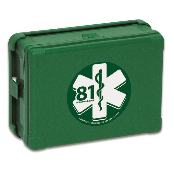 Valigetta di Pronto Soccorso per ferite di piccole entità per auto private 180x135x65 mm