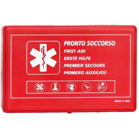 1 - Valigetta di Pronto Soccorso per ferite di piccole entità per auto private 263x170x83 mm