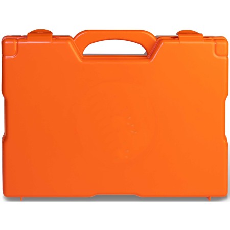 1 - Valigetta Pronto Soccorso Vuota MEDIC 4 Arancio supporto a Muro 460x345x145 mm