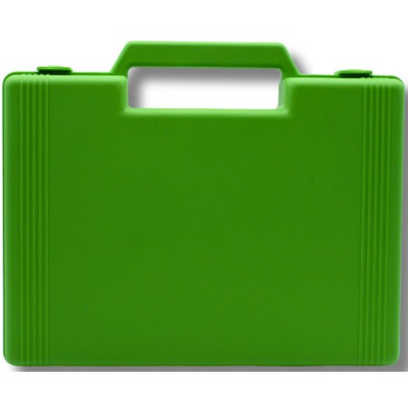 1 - Valigetta Pronto Soccorso Vuota TRIX con Maniglia Astuccio VERDE Dim.230x170x45mm