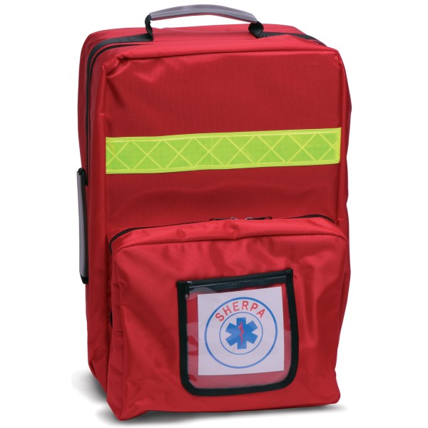 Zaino di Pronto Soccorso COMPLETO MOD. SHERPA Idoneo per comunità montane, vigili del fuoco, corpi forestali, escursioni 520x32