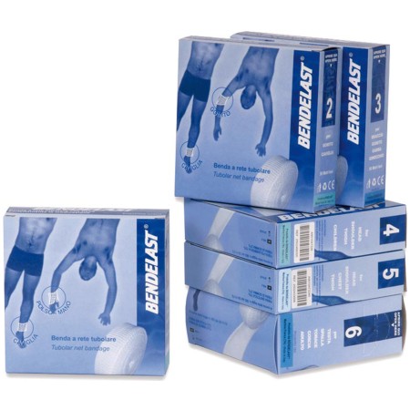 1 - Rete tubolare elastica Calibro 1 lunghezza in tensione m 50: per mano, polso, piede, caviglia