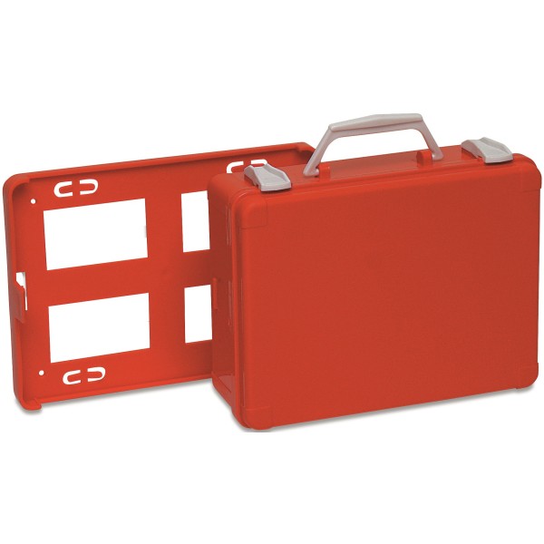 Valigetta Pronto Soccorso Vuota MEDIC 1 Arancio, Supporto a Muro, 250x190x90mm