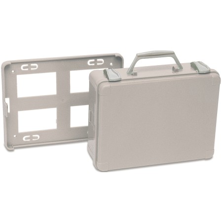 1 - Valigetta Pronto Soccorso Vuota MEDIC 1 Bianca, Supporto a Muro, 250x190x90mm