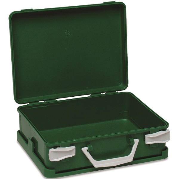 Valigetta Pronto Soccorso Vuota MEDIC 1 Verde, Supporto a Muro, 250x190x90mm