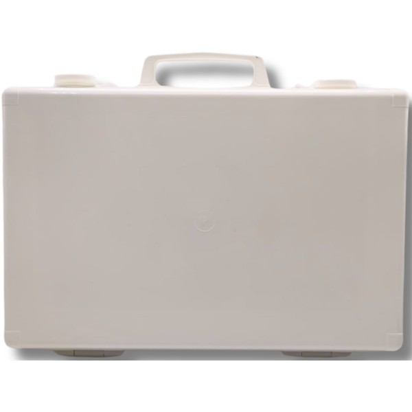 Valigetta Pronto Soccorso Vuota MEDIC 2 Bianca, Supporto a Muro, 395x135x270mm