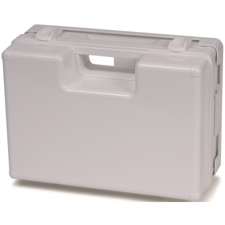 1 - Valigetta Pronto Soccorso Vuota SAFARI Bianca, Attacco a Muro, con divisori interni Tenuta Ermetica 282x200x112mm