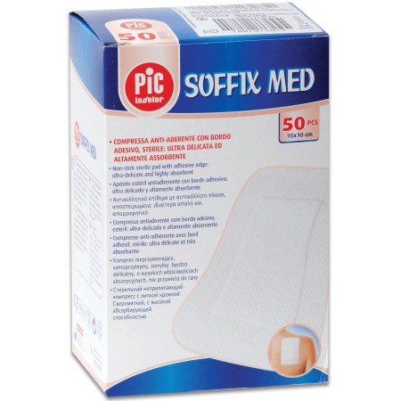 1 - Cerotto sterile SOFFIX MED cm.10x15 in conf. Da 50 indivisibile