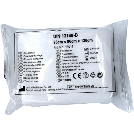 1 - Telo triangolare in TNT 96x96x136 cm --