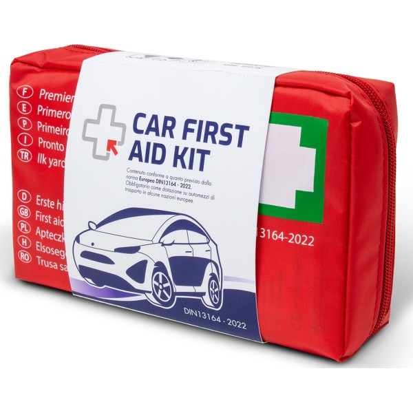 Prime Borsetta di Pronto Soccorso per auto norma DIN 13164 EUROKIT  B 2022 -