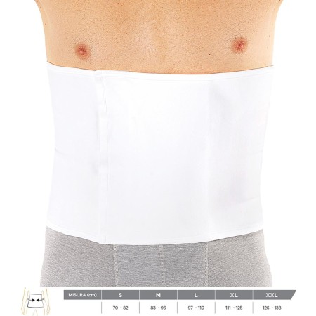 1 - Gloria Med Fascia Post Operatoria Monoestensiva Extrastrong a Contenzione Forte Sintetica BIANCO
