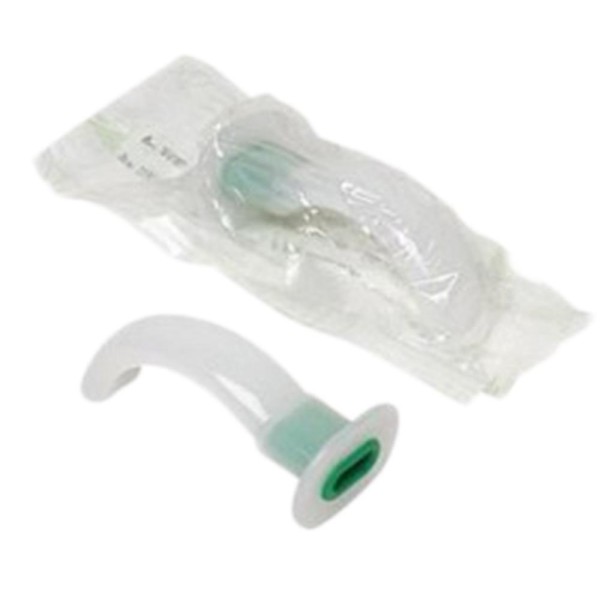 Cannula di Guedel anatomica solo un pezzo Misura 2 colore Verde 80 mm Art. GUE069